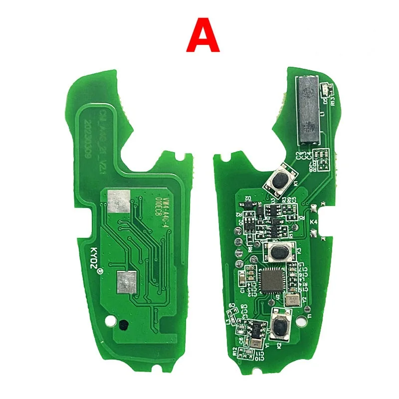 Audi A1 Q3 Flip Remote Key 3 Buttons 433MHz ID48 Chip 8X0 837 220 D No Logo 3