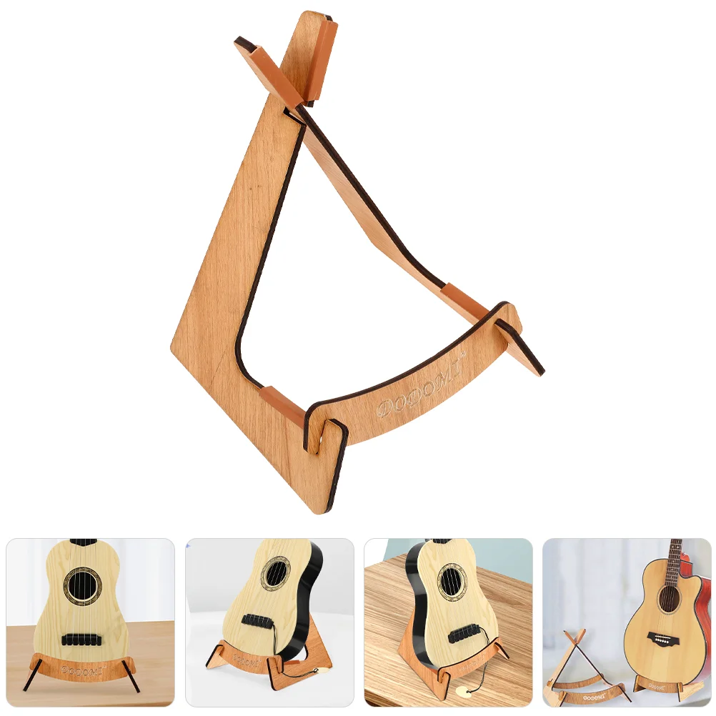 

Guitar Stand Stands Floor Electric Acoustic Wooden Holder Classical Bass Portable