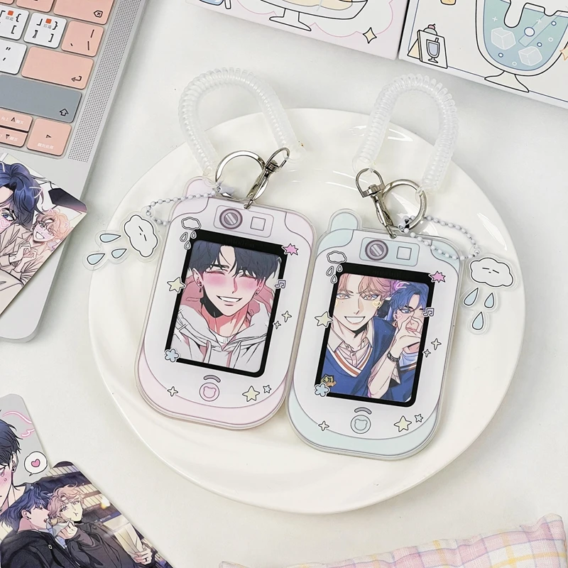 New Ins Cute Phone Camera Shape Photo Card Holder 3 Inch Kpop Idol Photo Protective Display Sleeves Kawaii Stationery Girls Gift 2