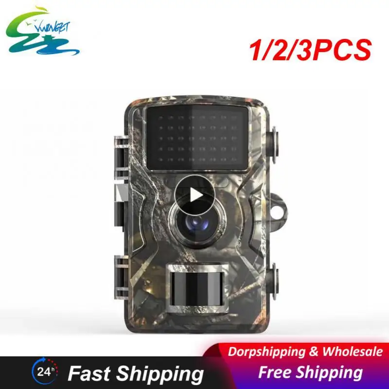 

1/2/3PCS Wildlife Hunting Camera Waterproof Hunting Equipment Night Vision Motion Sensor Wild Animal Trail Surveillance Detector