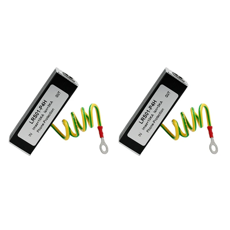 2X-Telephone-Fax-Surge-Protector-Thunder-Arrestor-RJ11-Kl01-P4H-Black-RJ11-ADSL.jpg