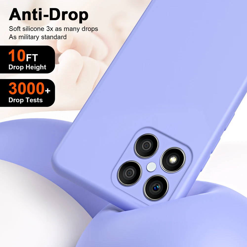 Premium Liquid Silicone Protective Phone Case - Sleek & Durable Cover