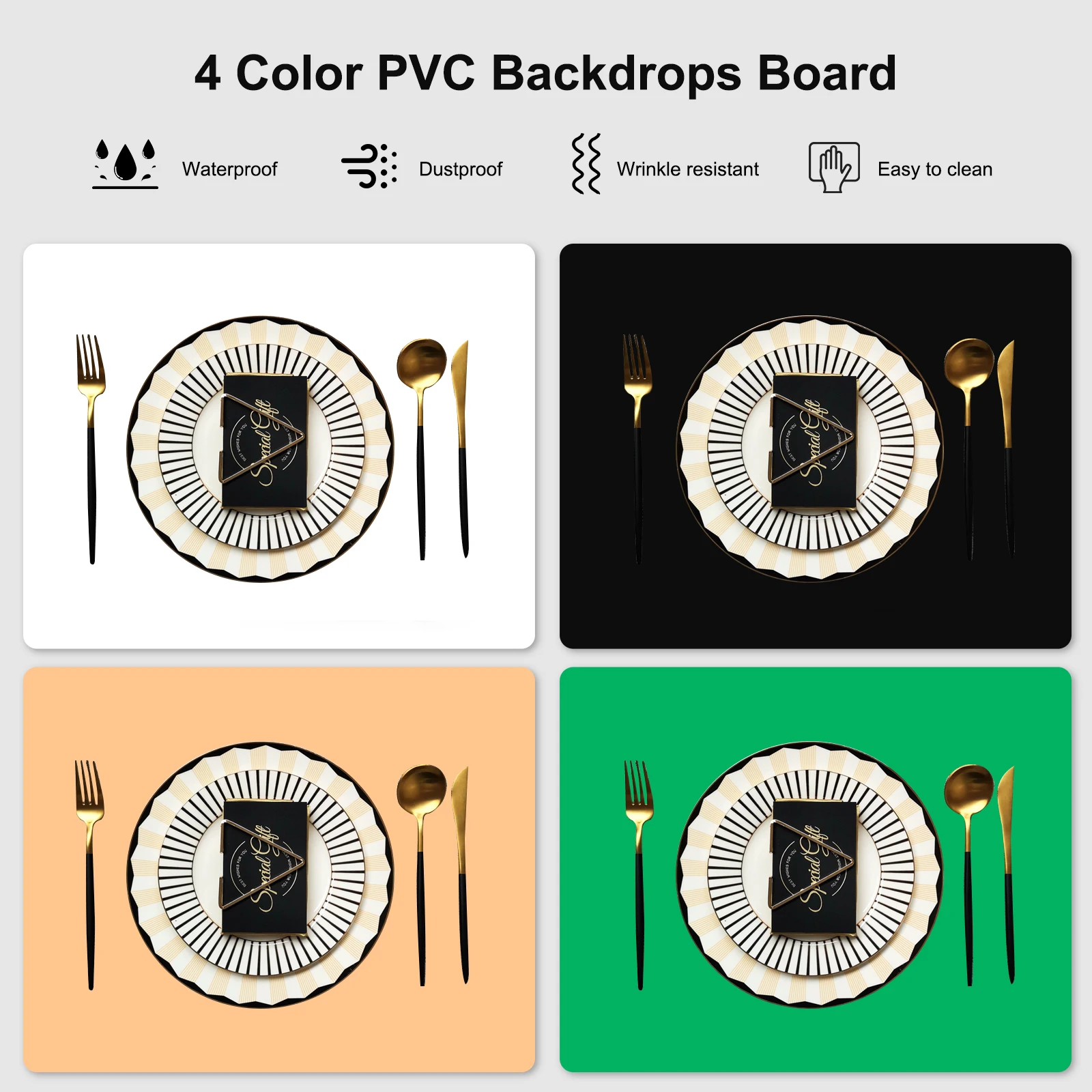 High Power Photo Studio Light Box with Backdrops