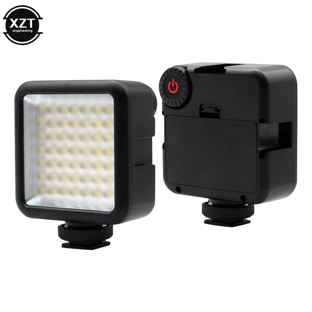 Mini W49 Lampadina Bead Stabilizer Fill Light Photo Portable Soft Camera Lamp Light Per Cannon Eos 1300D 550D 650D 750D Camera