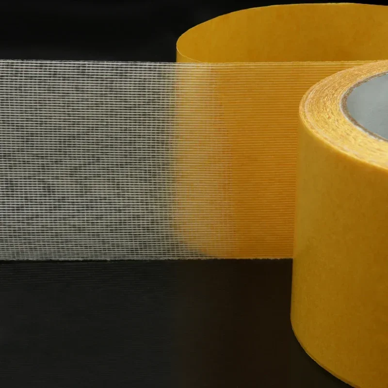 Double Sided Cloth Base Tape Strong Fixation Translucent Mesh Waterproof Traceless High Viscosity Adhesive Stickers double sided tape adhesive cloth tape