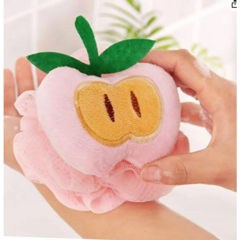 

1Pc Cute Fruit Bath Ball Sponge Body Shower Bath Balls Scrub Brush Cleaner Exfoliating Scrubbers Bath Ball Bathroom Supplies