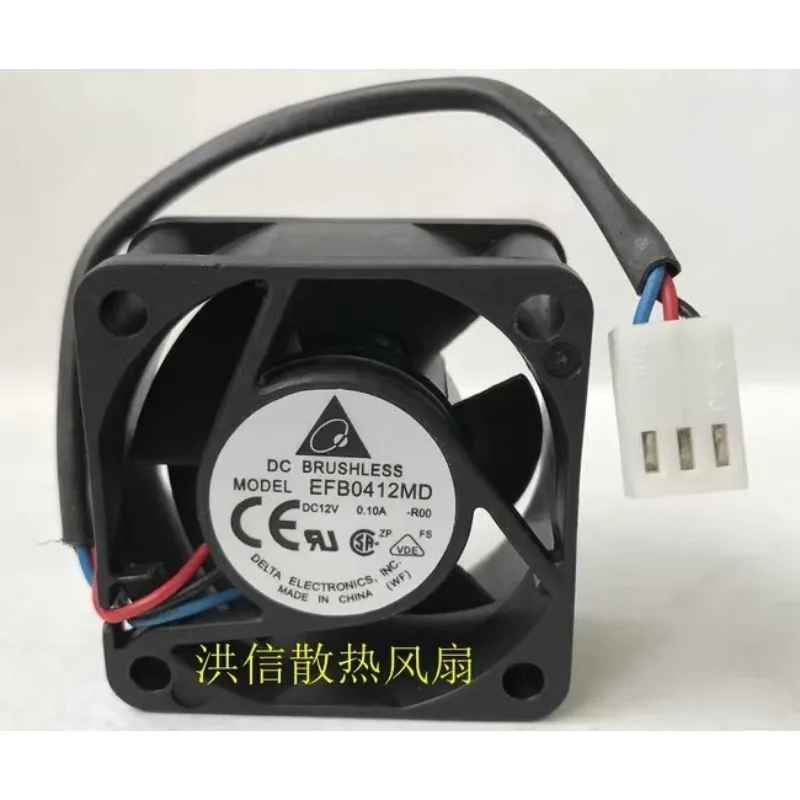 

New Cooler Fan for EFB0412MD R00 12V 0.10A 4CM Dual Ball Axial Flow Cooling Fan 4020 40*40*20MM