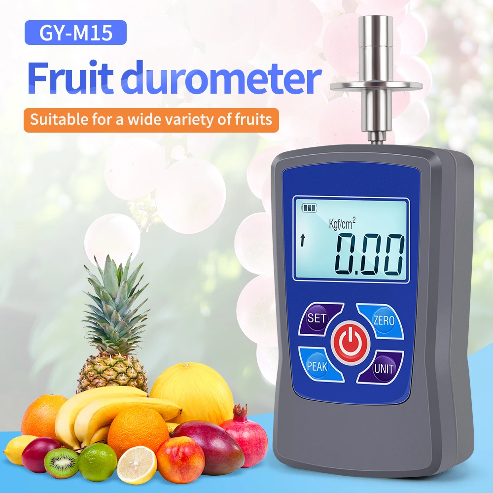 

Digital Fruit Sclerometer Apples Grapes Oranges Hardness Tester Penetrometer For Determining The Maturity Level GY-M15/M30