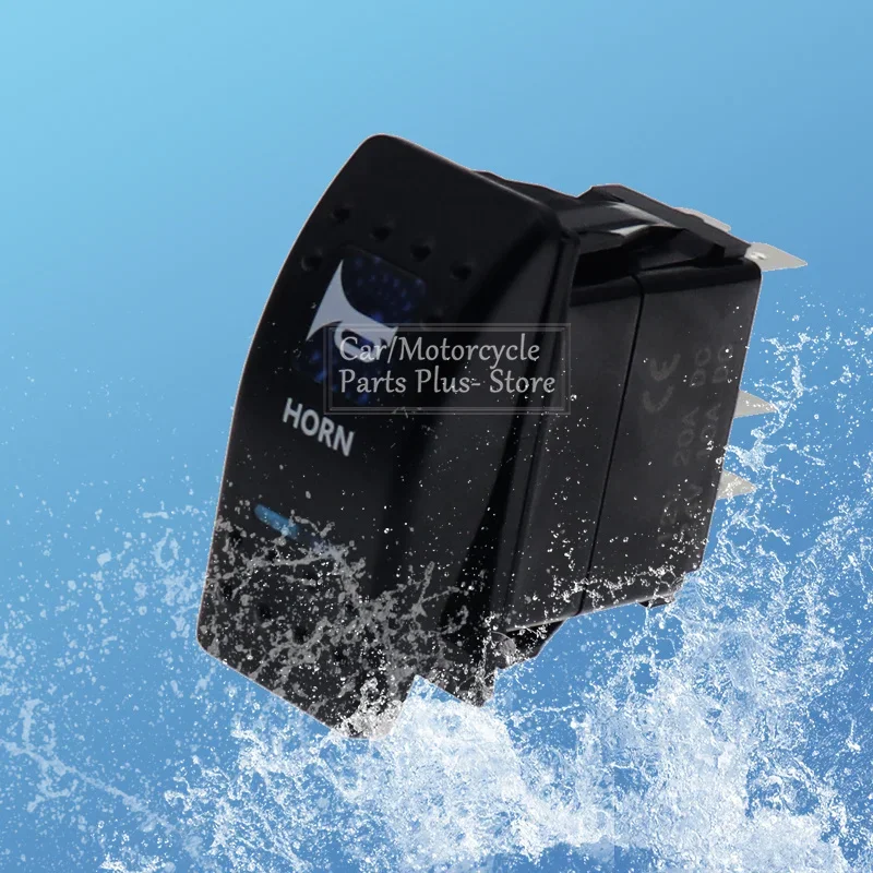 Rocker Switch ON-OFF Doppia Barra Luce LED Impermeabile Auto - Foto 7