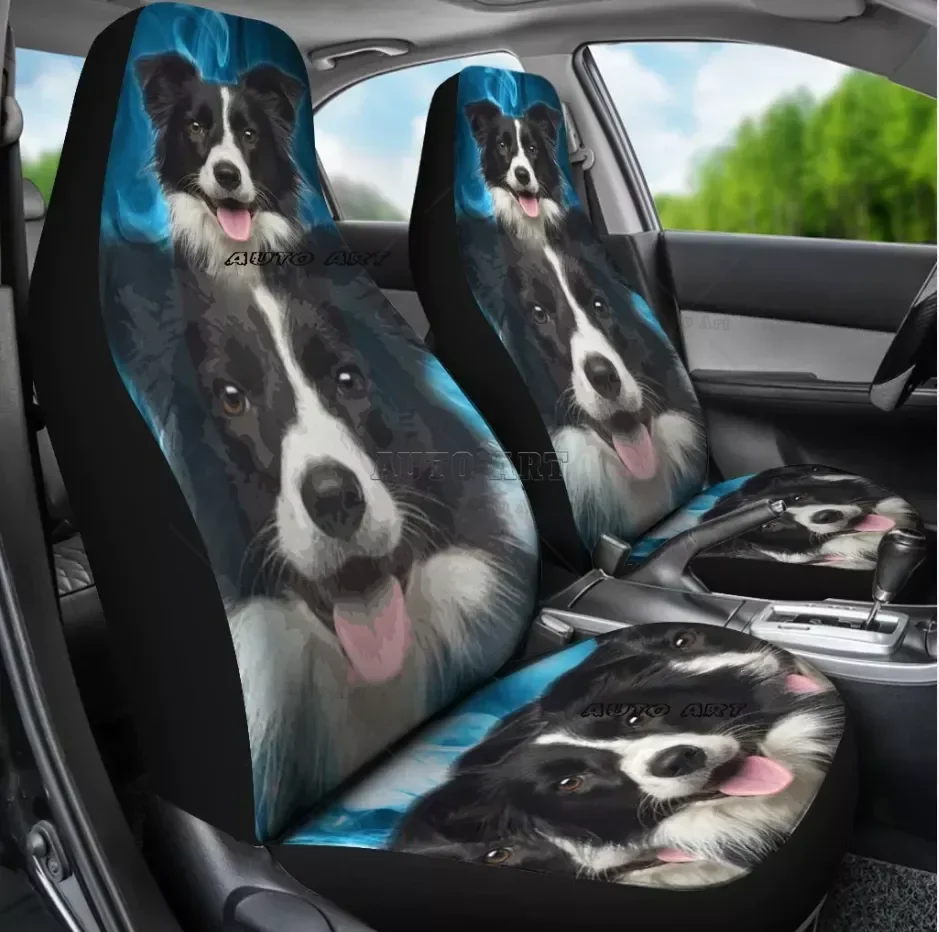 Border Collie Universal Fit Car Seat Covers