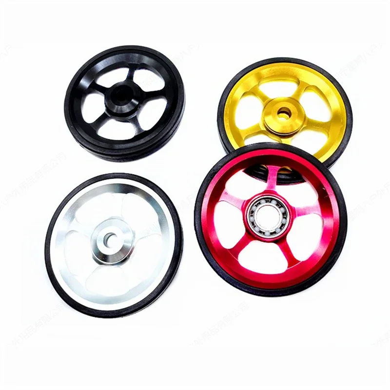 Week Eight Folding Bike Aluminum Alloy Easy Wheel For Brompton Birdy Eieio Ceramic Bearing Wheels Bicycle Parts