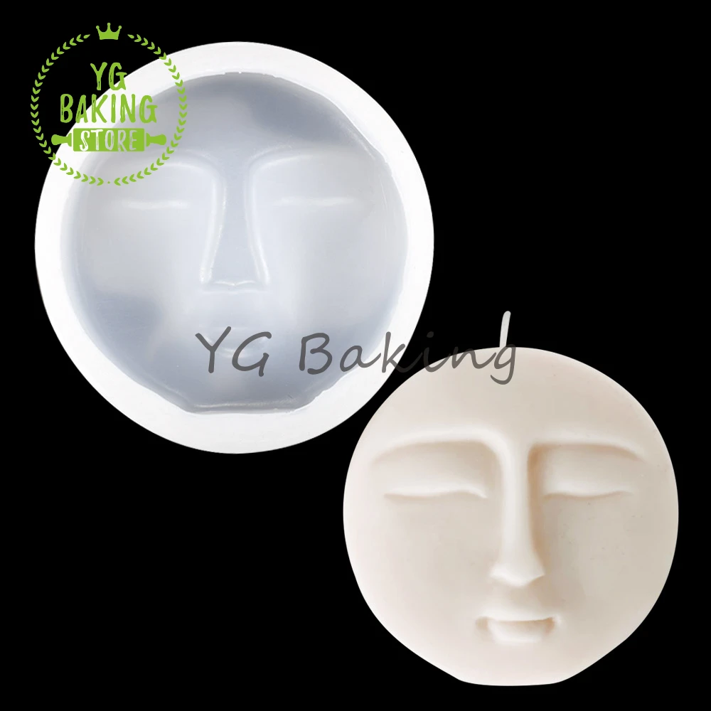 

Dorica New Arrival Face Design Chocolate Silicone Mold Fondant Chocolate Mould Cake Decorating Tools Kitchen Supplies Bakeware