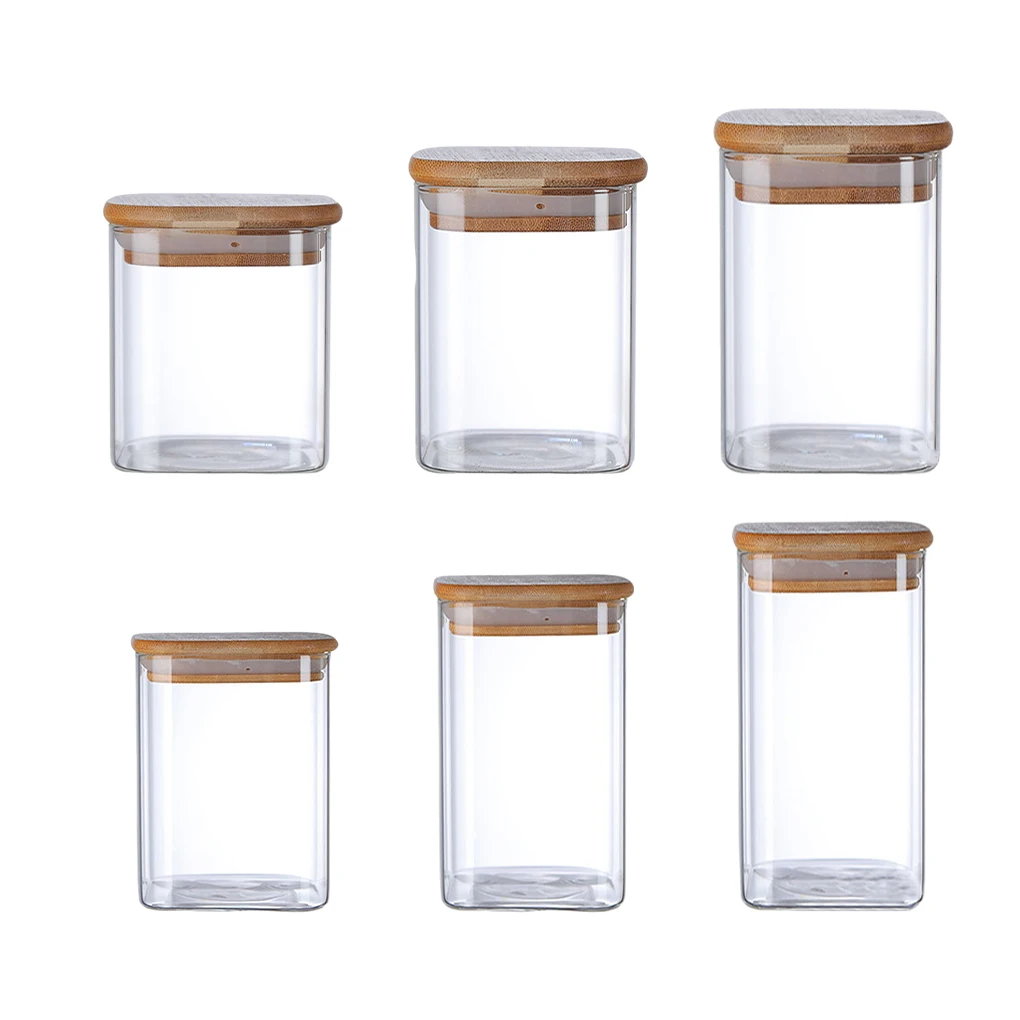 

Neatly Stored Space Saver High Borosilicate Glass Bottles With Flat Bottom Storage Bottles