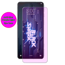 Anti - Blue Light Eye Care Tempered Glass Screen Protector - 9H 2.5D Premium Film for 1 Piece (Black Shark 5 RS)