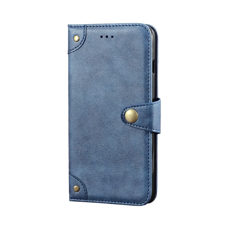 Leather Retro Metal Buckle Phone Case Cover - Premium Accessories