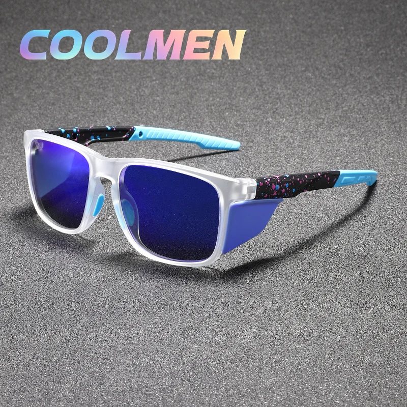 COOLMEN 럭셔리 패션 편광 선글라스 유니섹스 UV400 눈부심 방지 야외..