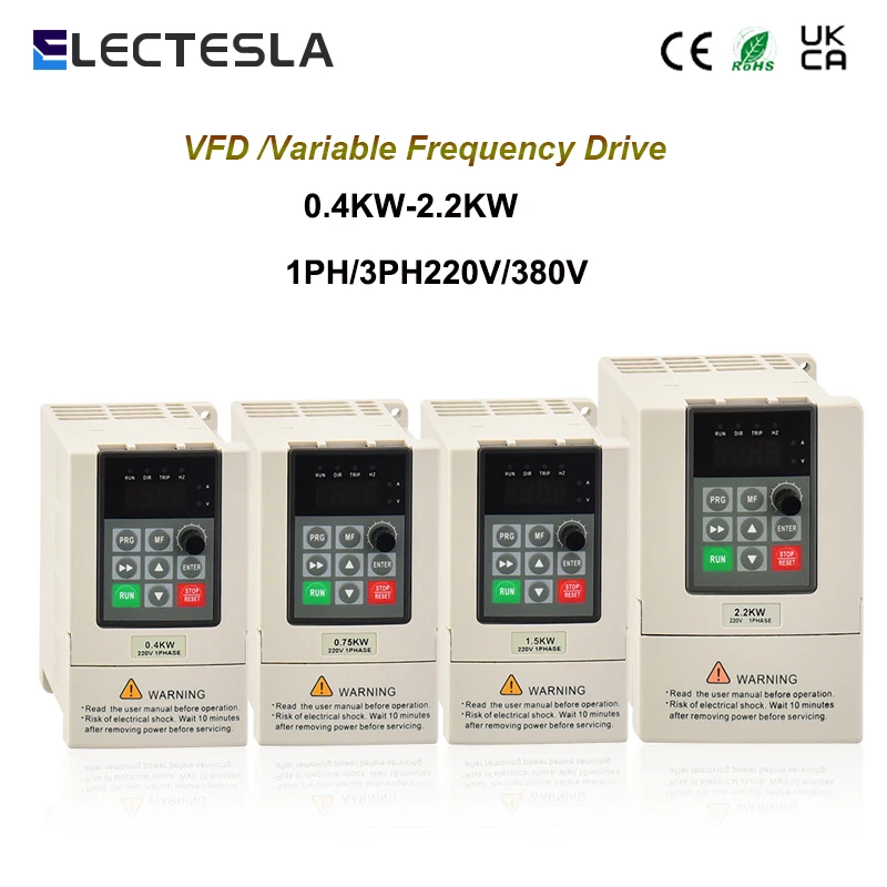 

Mini VFD Inverter Frequency Controller Frequency Drive Speed Controller For 1ph220V to 1ph 220V Motor Power 0.75-2.2KW