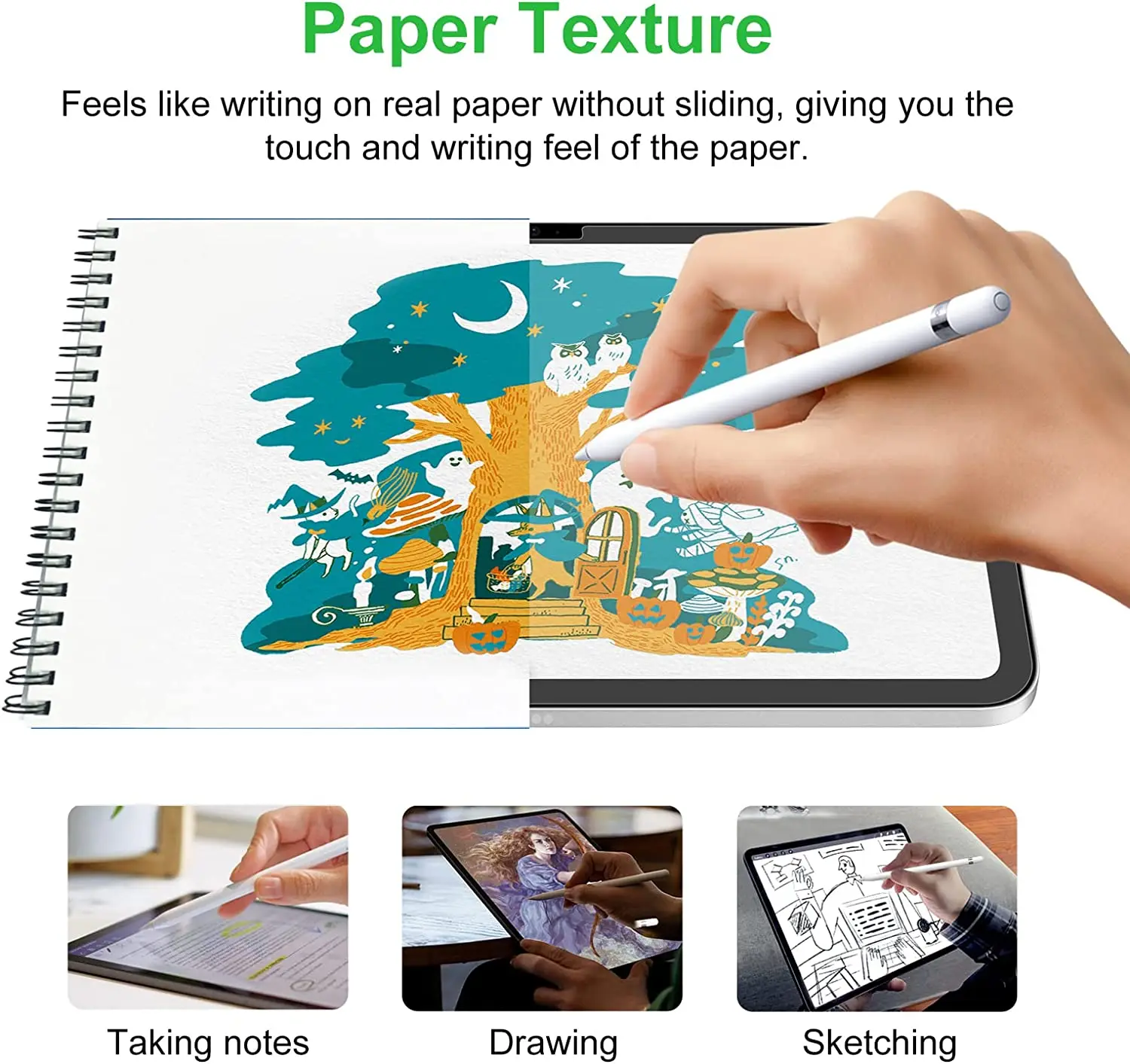 Comme Le Papier Protecteur D'écran Pour Ipad Pro 11 2021 12.9 12 9 Pour Ipad  4 5 2022 8th 7th 9th Ipad Mini 6 4 5 10.2 Paperfeel Film - Protections D' écran De Tablette - AliExpress