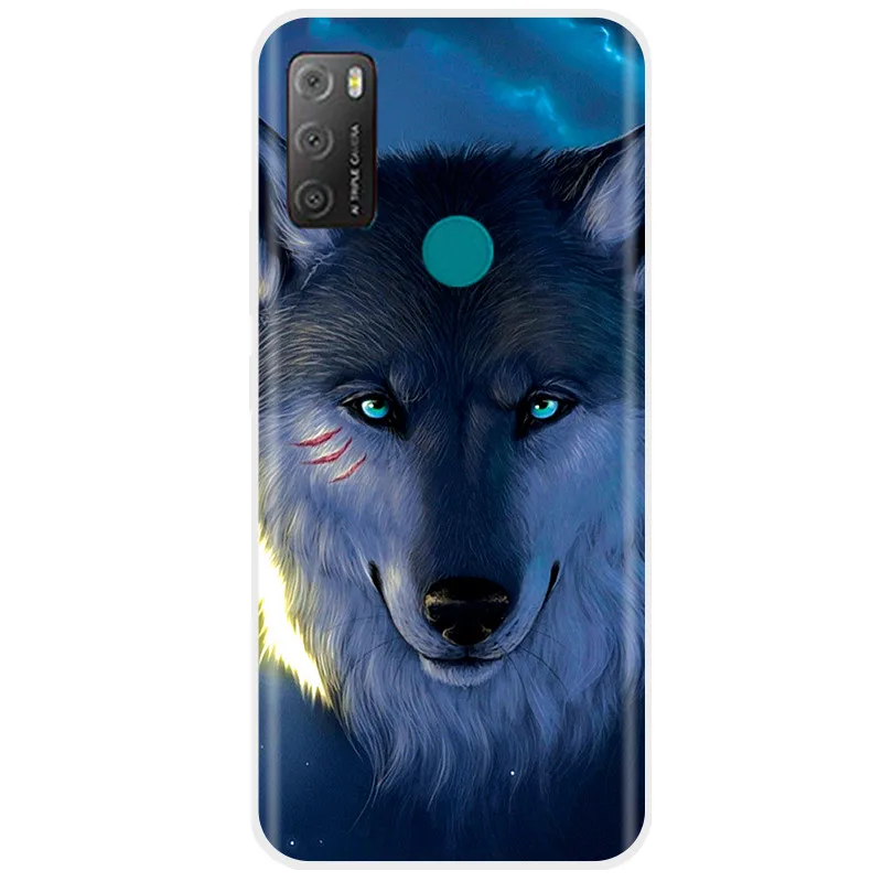 Painted Case For Alcatel 1S 2021 6025H Case TPU Soft Silicone Cover Phone Case For Alcatel 1S 2021 Case Tpu Cover Bumper Coque waterproof cell phone pouch