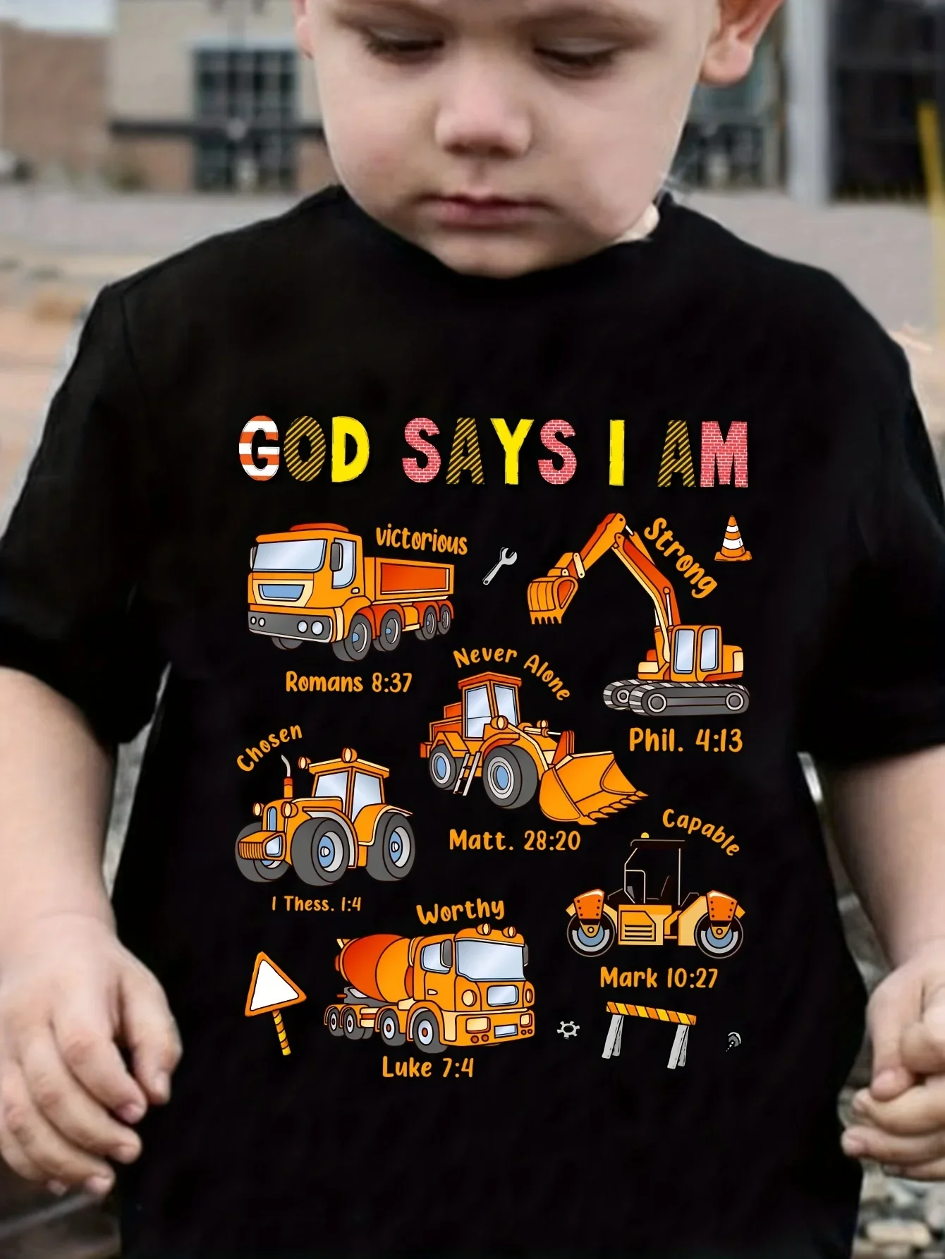 

God Say I Am An Engineer T Shirt For Kids Funny Tshirts Cartoon Boys Girls Summer Short Sleeve Tee Tops