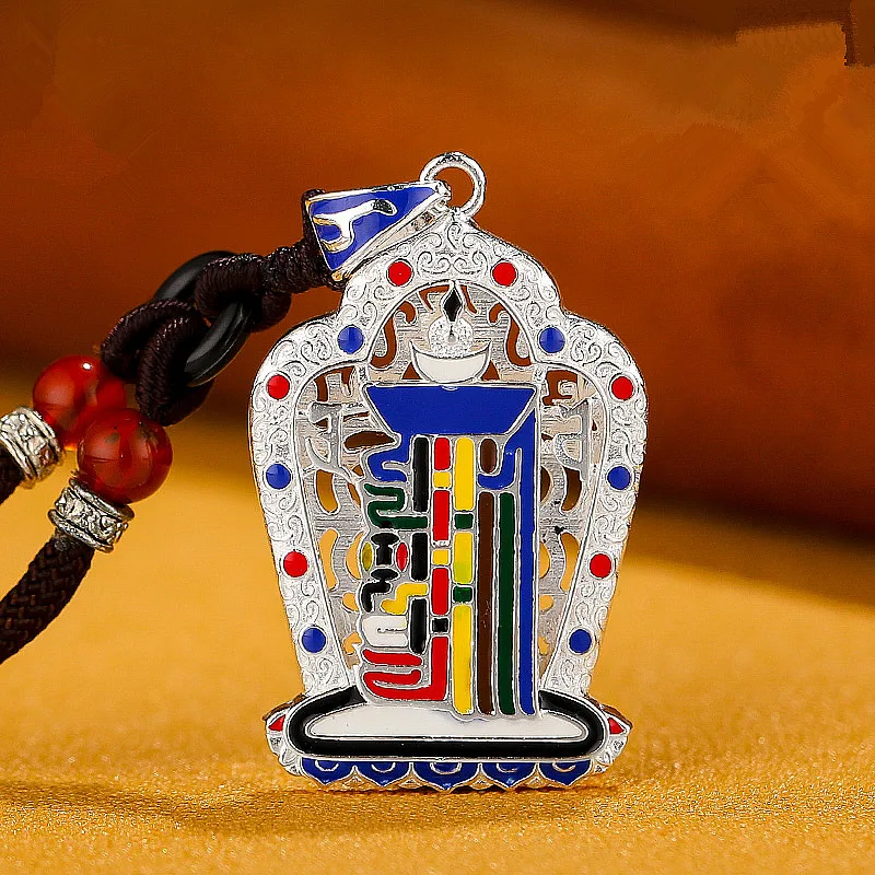 

Красный/желтый калакра, тибетский транический сплав, металлический автомобиль, подвесные украшения Jiugong Eight, шаблон, символ мира, талисман