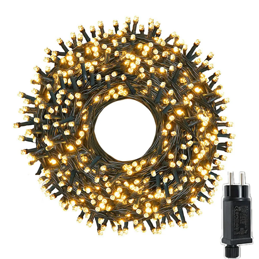 

Creative LED Icicle String Lights Waterproof Outdoor Home Christmas Party Wedding Garden Decoration 8 Modes Garland Fairy Lights
