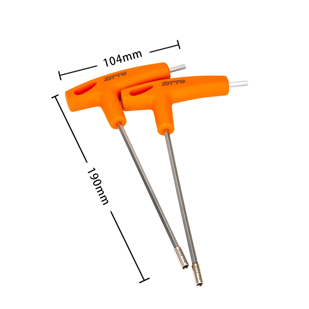 ZTTO 3.2/3.6/4.8/5.5mm Bike Concealed Spoke Wrench T Shaped Sleeve Built-in Spoke Tool Hex Sockets Multi functional Repair Parts
