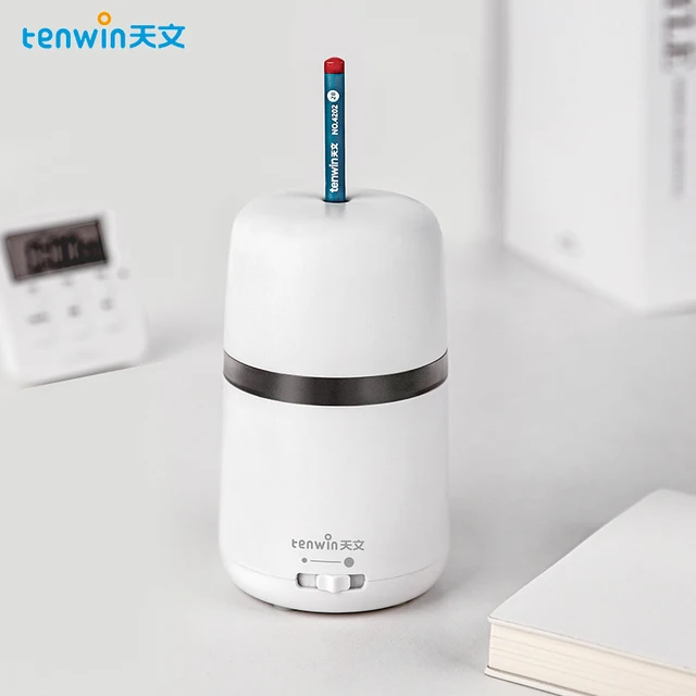 Tenwin Electric pencil sharpener Fully automatic pencil sharpener for 6-8mm pencil Student stationery supplies 1
