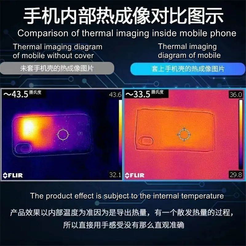 Magsafe Graphene Heat Dissipation Case For iPhone 13 Pro Max Case Shockproof Breathable Cooling Hard PC Cover For iPhone 13 Pro