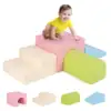 Kids Climb and Crawl Activity Playset Blocks w/ Waterproof PU Cover EPE Foam 1