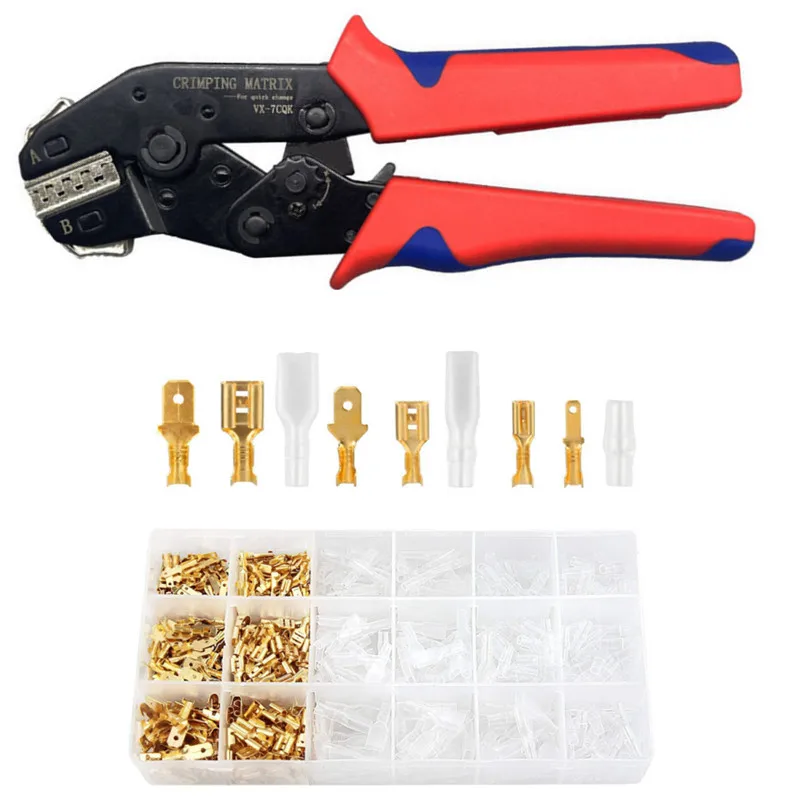 

Hand Tool Quick Connection Crimped SN-58B U Shaped Terminal Inserts Connector Small Pliers Universal Spring Plug Wire Crimping