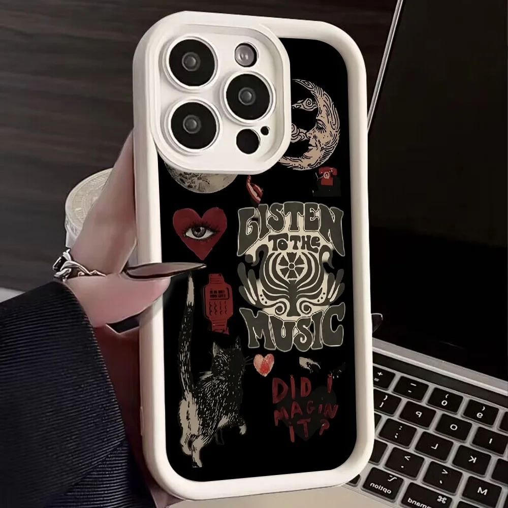 Aesthetic Printed Sun & Moon Phone Case