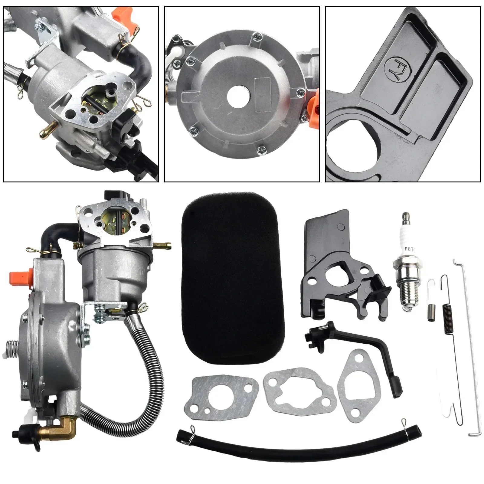Dual Fuel Carburetor Switch Handle Dual Fuel Carburetor Kit Spring Adjustment Tool For U-S Propane Generators Insulator New