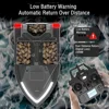 Large Sonar 40GPS Auto Return RC Bait Boat 500M Fixed Speed Cruise Waterproof 3Hopper GPS Smart Remote Control RC Fishing Boat 3