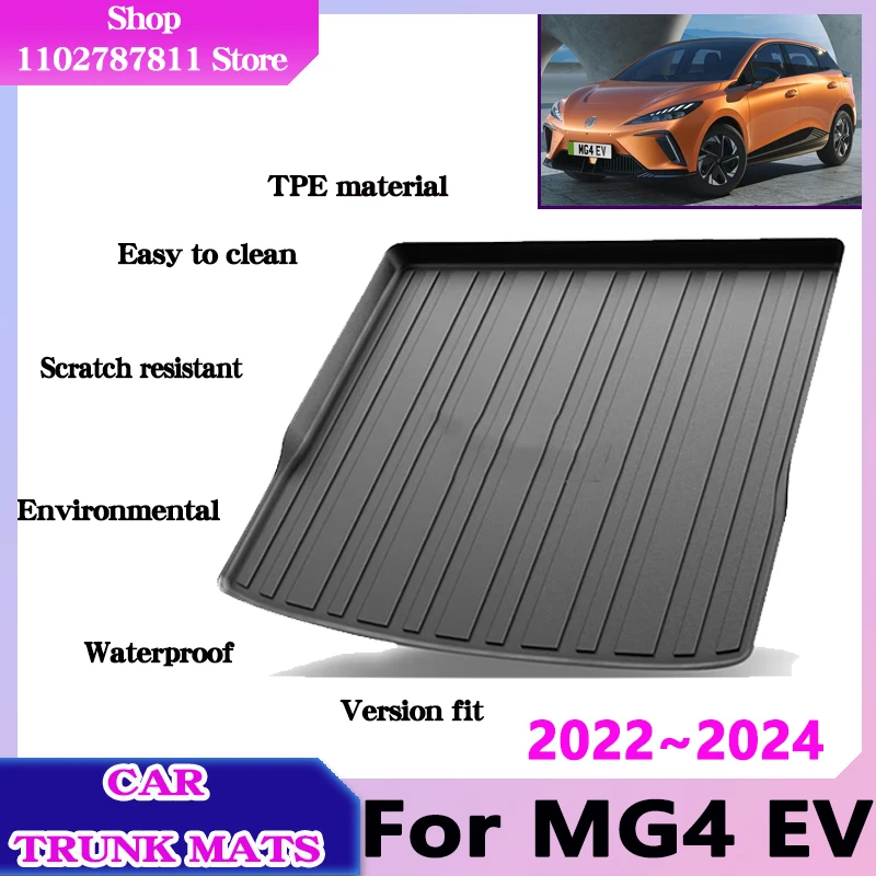Tapis de sol de voiture de luxe pour MG4, EV, MG Mulan, EH32, 2022