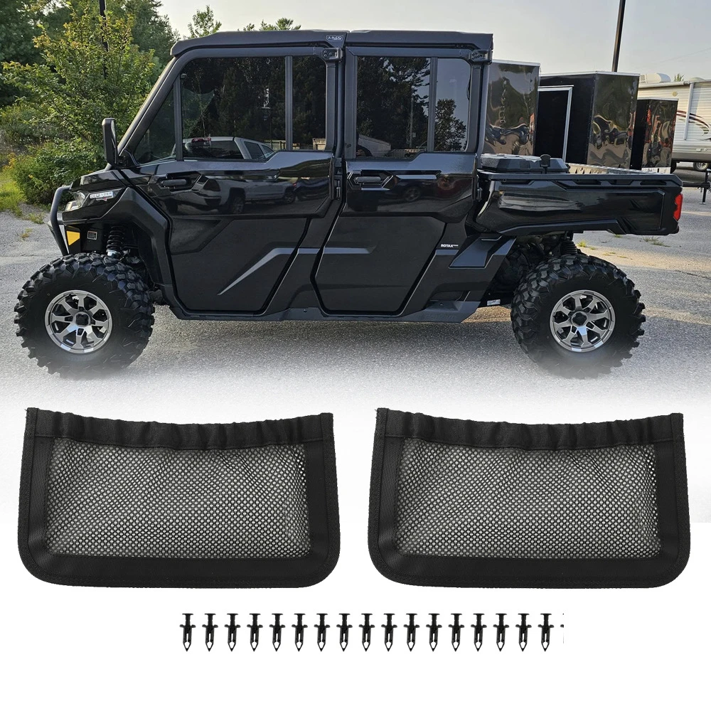 자동차 네트 가방 UTV 뒷좌석 등받이 보관 네트 포켓 정리함 (Can Am Defender Max 신형 OEM) 715003019