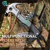 Multitool Claw Hammer Stainless Steel Knife Plier Tool Nylon Sheath Outdoor Survival Camping Hiking Portable Pocket Claw Hammer 5