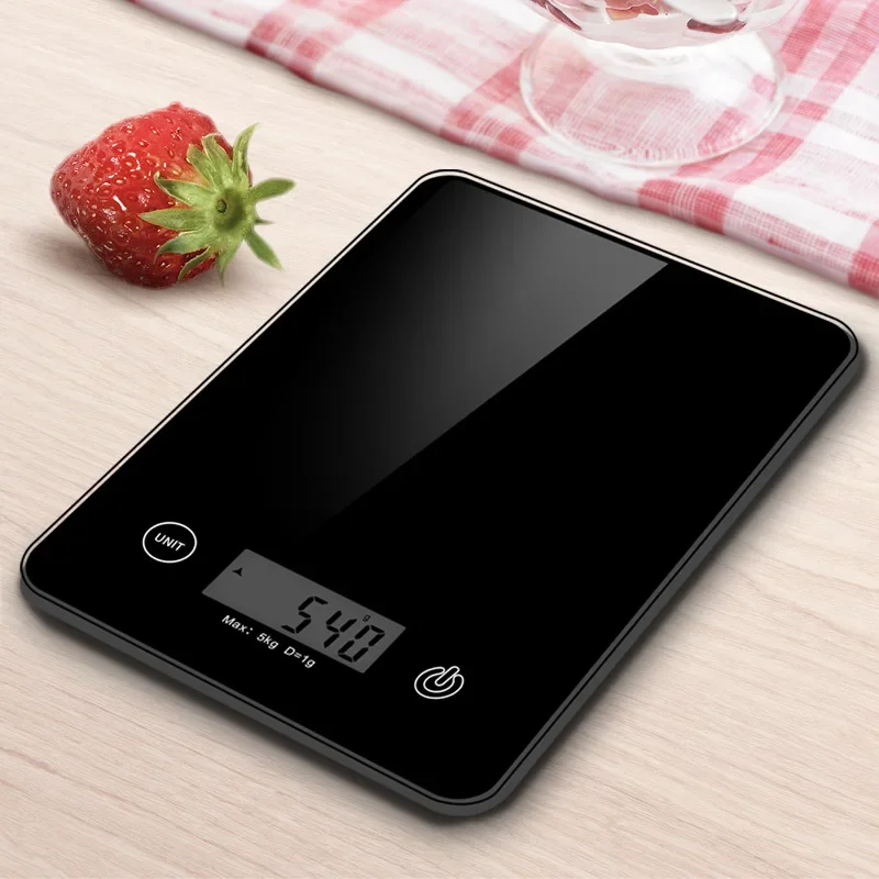 

Household Mini Precision Kitchen Scale Gram Weighing Coffee Roast Food Scale Custom Glass Electronic Scale