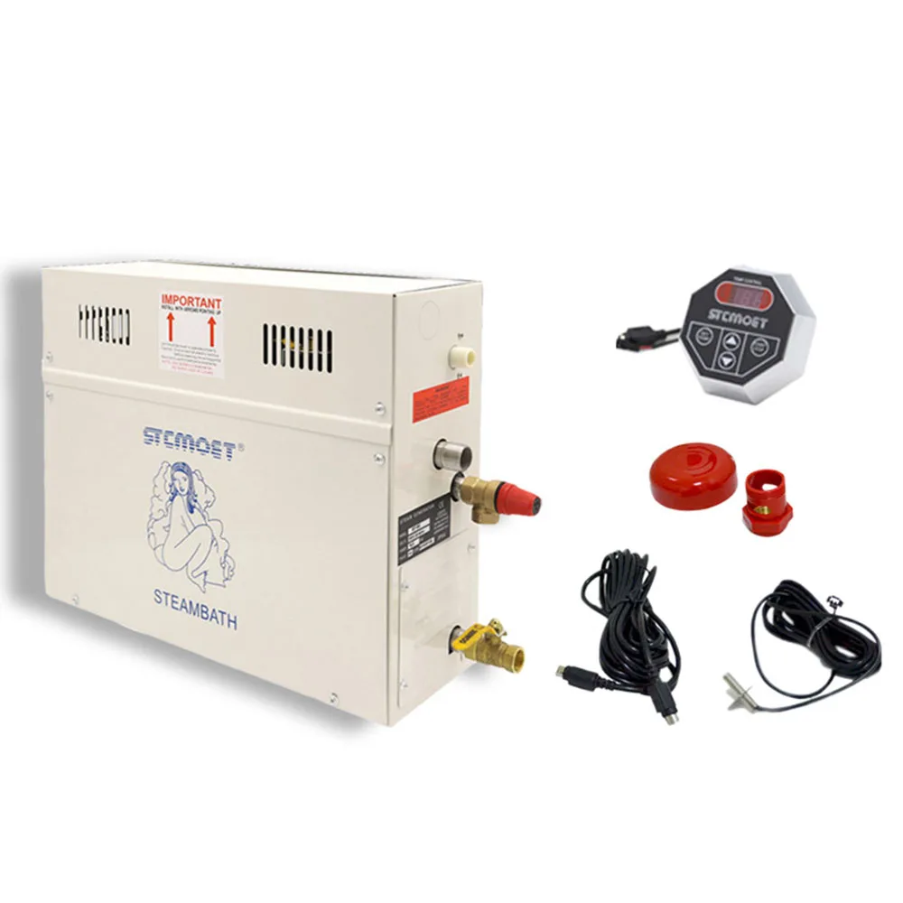 Steam Generator 220V/380V Home Steam Maker Machine Sauna Bath SPA Steam Shower 9KW Digital Controller Mist Making Machine ST-90 6