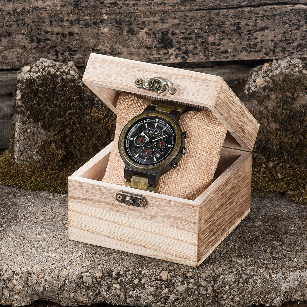 Men's Watches Top Brand BOBO BIRD Luxury Quartz Wooden Wirst Watch For Men Custom relogio masculino часы мужские Dropshipping