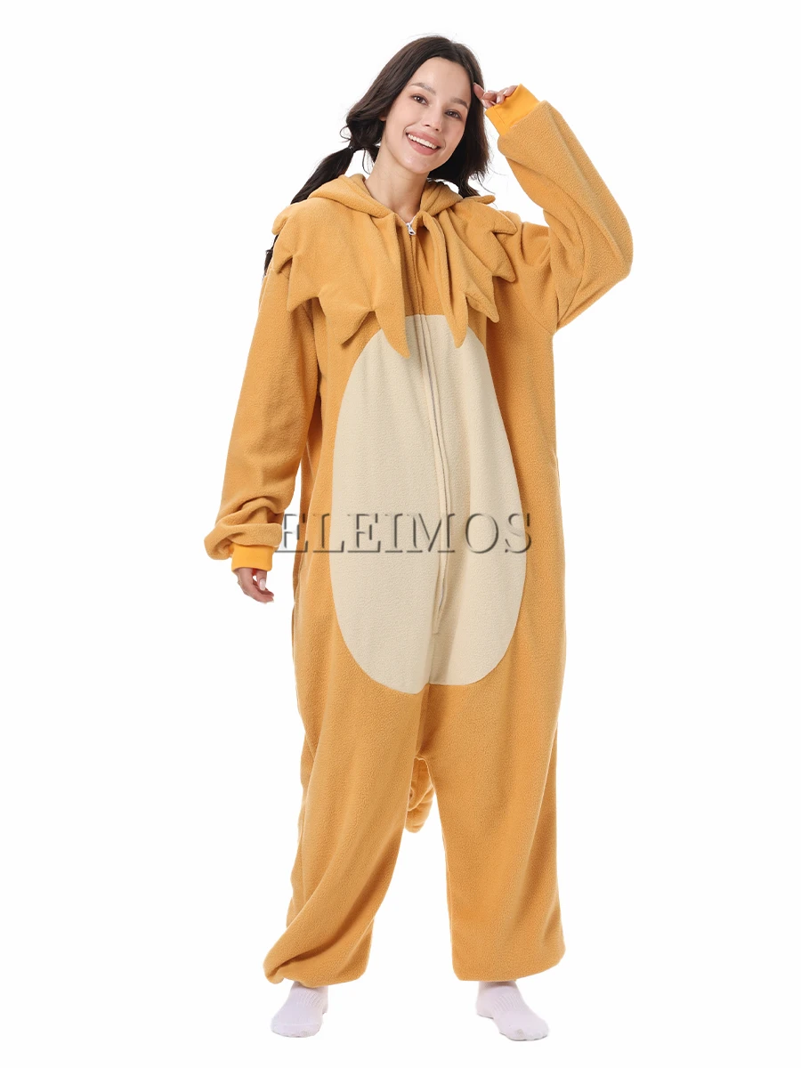 ELEIMOS Halloween Onesie Dog For Women Men Adult Animal Kigurumis Pyjamas Cartoon Pajama Homewear Cosplay Costume