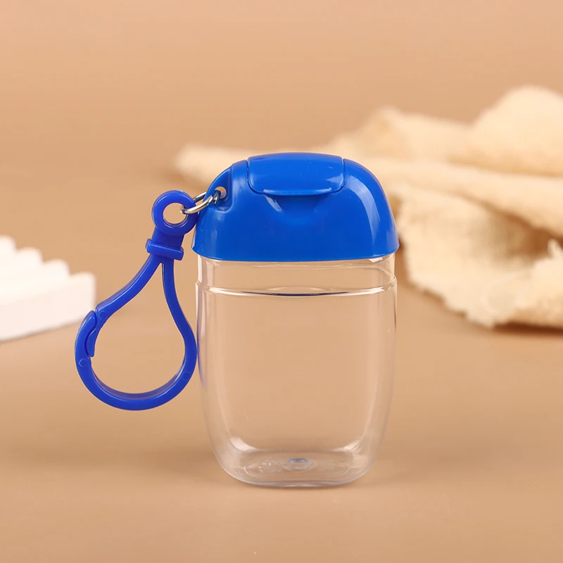 30 ml tragbare nachfüllbare Flaschen mit Haken Händedesinfektionsmittel Alkohol Kosmetikbehälter Outdoor Mini Seifenspender Behälter – Detail 22