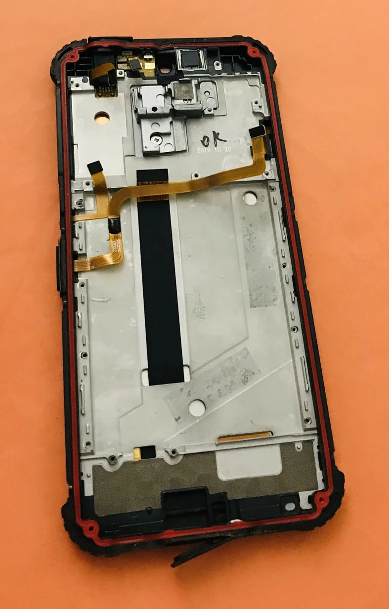 

Used Original LCD Display Screen + Touch Screen + Frame for Blackview BV9800 Helio P70 6.3inch free shipping