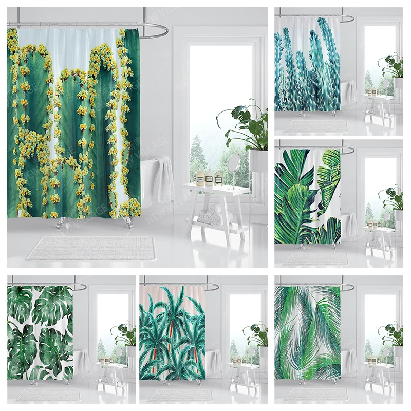 

Waterproof fabric shower curtains Bathroom curtain accessories Bath curtain for shower 180x200cm 240*200 anime boho decoration
