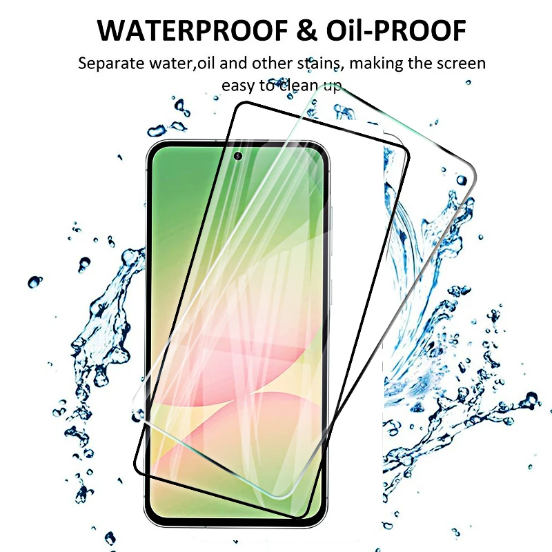Premium Tempered Glass Screen Protector with Camera Lens Cover Film