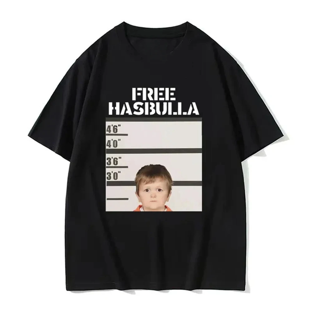 Funny Hasbulla Meme Graphic T Shirt for Men Women Fashion Oversized Tee Shirt WomenShort Sleeve T-shirt Streetwear Y2k Top 1