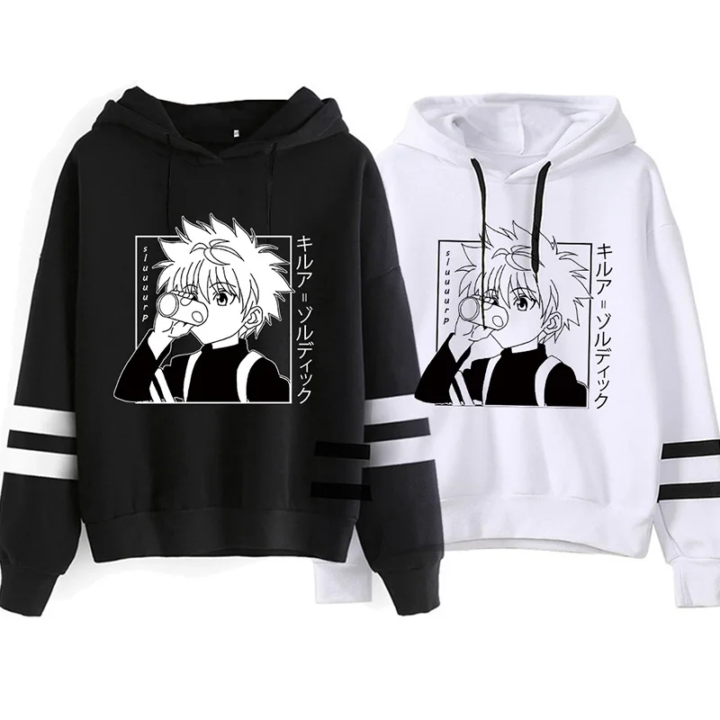 Hunter X Толстовка женские пуловеры Hxh Свитшот Killua Zoldyck Hisoka манга японские худи в