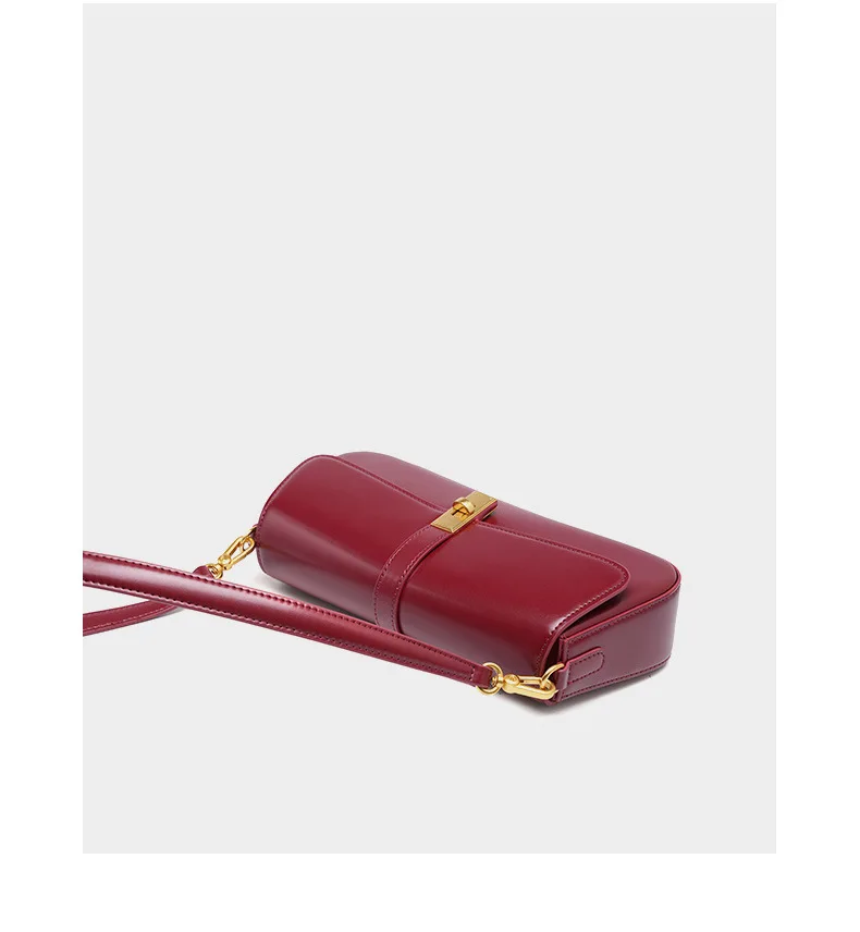 Women's Single Shoulder Crossbody Bag In Cowhide Leather_voghion.com