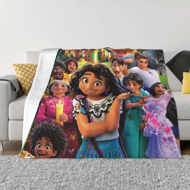 Mirabel Madrigal Blanket 3D Print Soft Flannel Fleece Warm Throw Blankets for Home Bedding Sofa Quilt Encanto Anime 