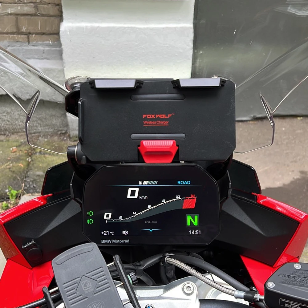 

For BMW R1250GS ADV Wireless Charge Mobile Phone Navigation Bracket R 1250 GS R1250 GS Motorcycle Wireless Charging R1200GS ADV
